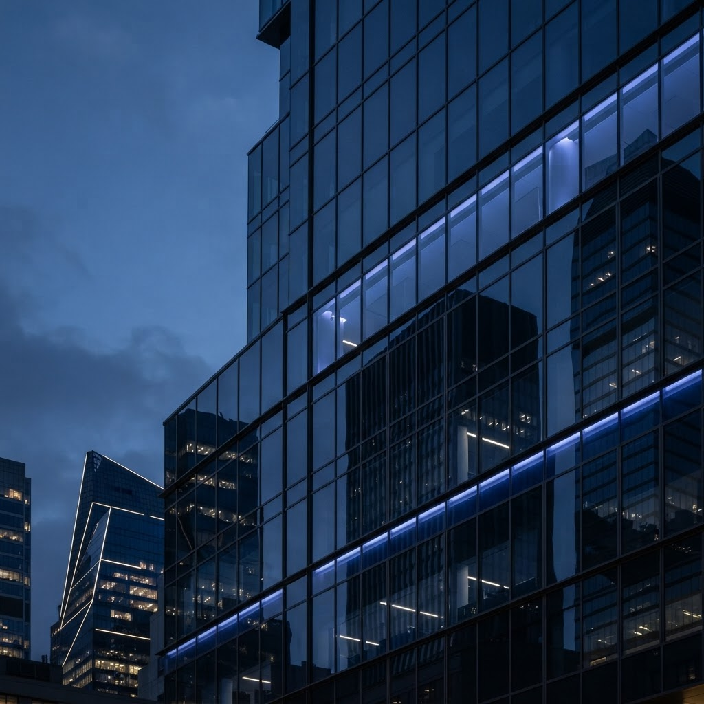 Modern architecture reflecting precision, systems and innovation